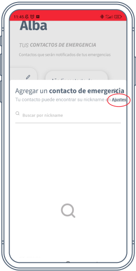 Paso 2 - AÑADE A TUS CONTACTOS DE EMERGENCIA