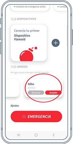 Paso 3 - AÑADE A TUS CONTACTOS DE EMERGENCIA