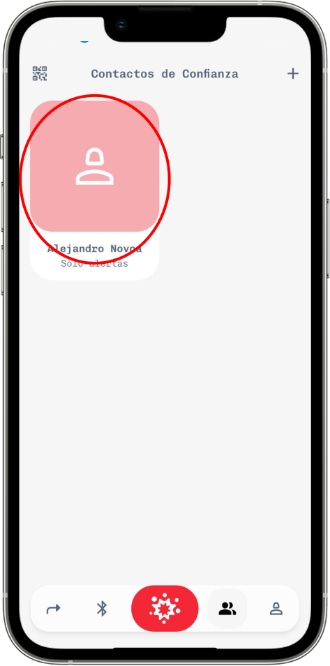 Paso 4 - ADD YOUR EMERGENCY CONTACTS