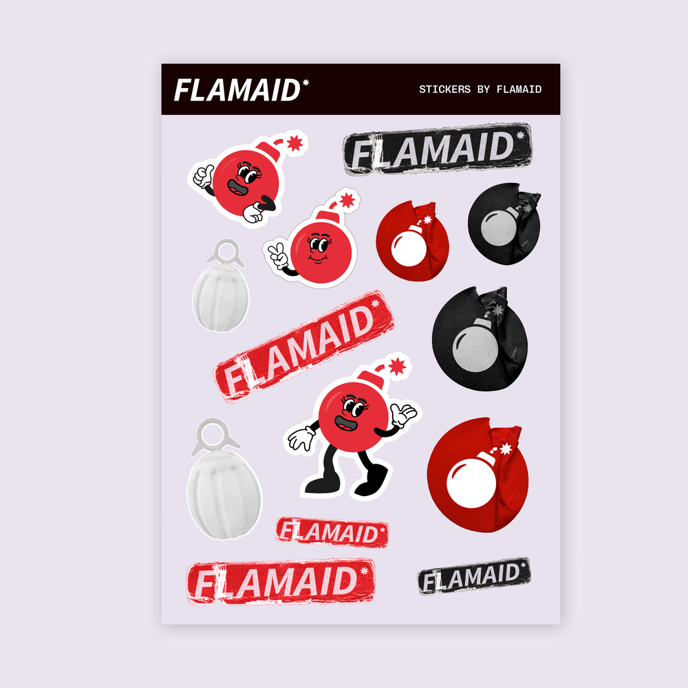 Adesivos FlamAid